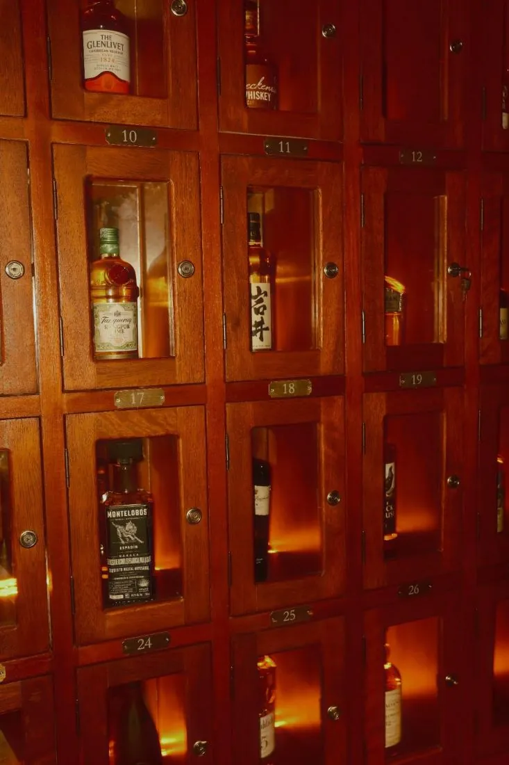 Los lockers del salón